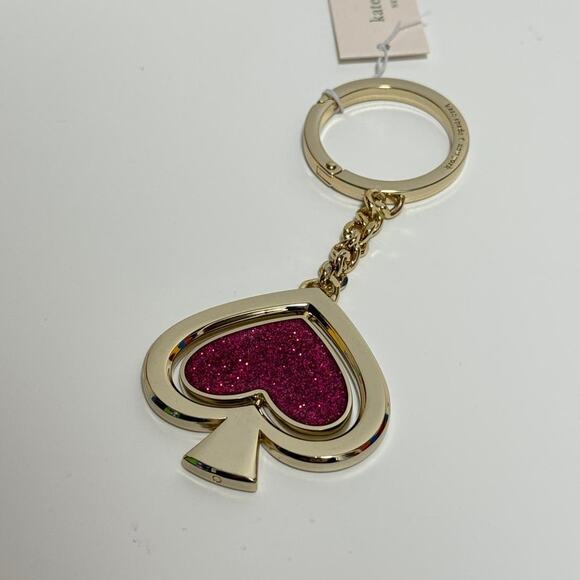 Kate Spade Swivel Spade Charm Key Chain Bag Charm - Picture 5 of 9